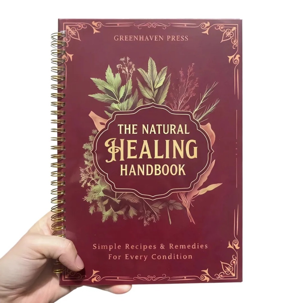 Holistic Health & Wellness - Natural Healing Handbook Spiral Bound Guidebook