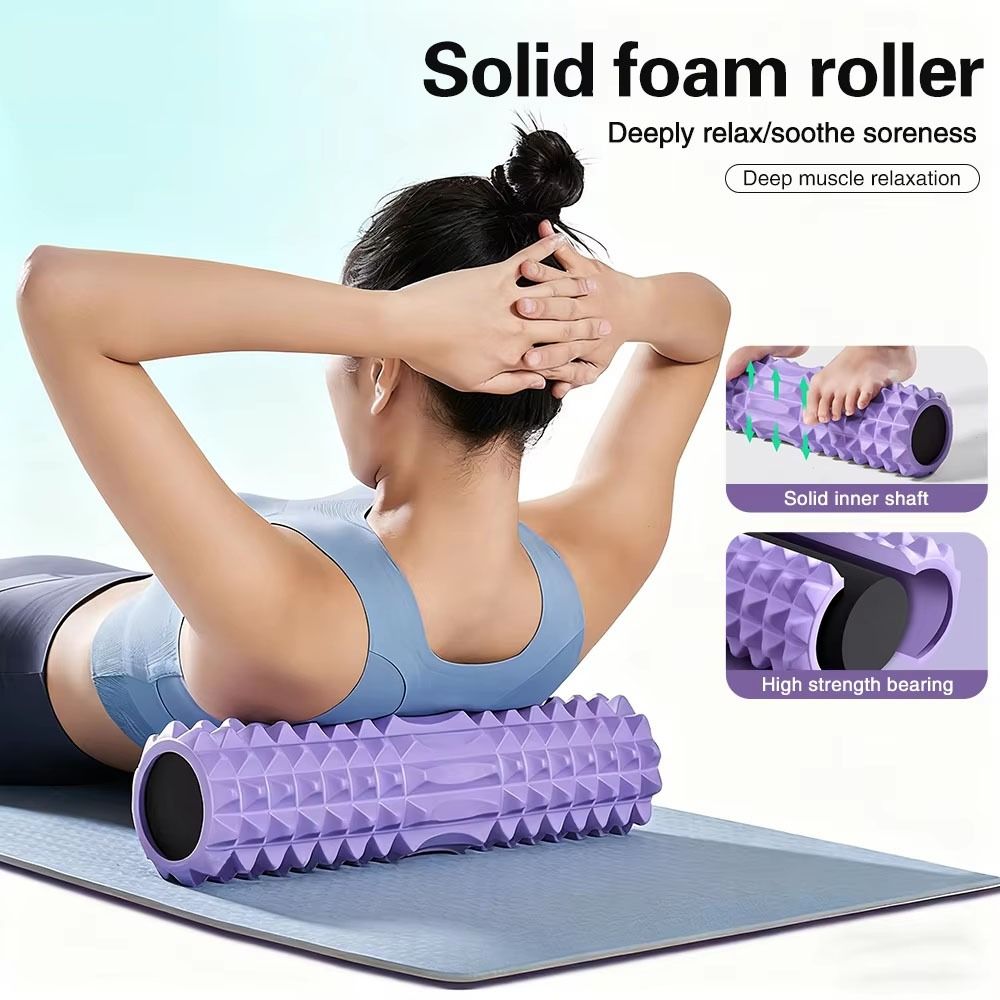 Foam Roller Trigger Point - EVA Foam Fitness Back Roll High