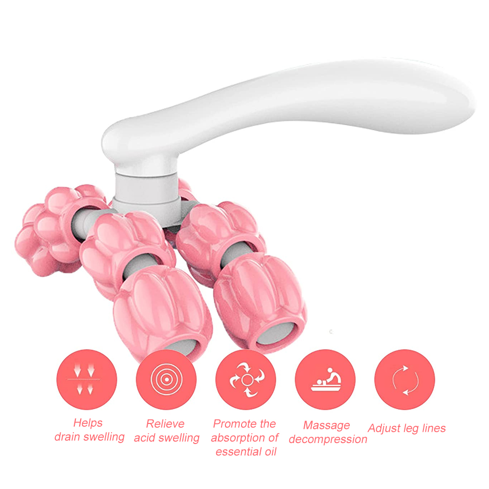 Y-shaped 8-bead Massager Hand  - Reflexology Foot Roller review and price