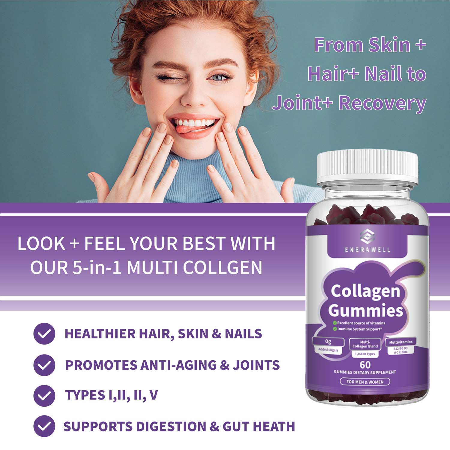 Collagen Complex Gummies, with - Health Wellness Gummies review and price