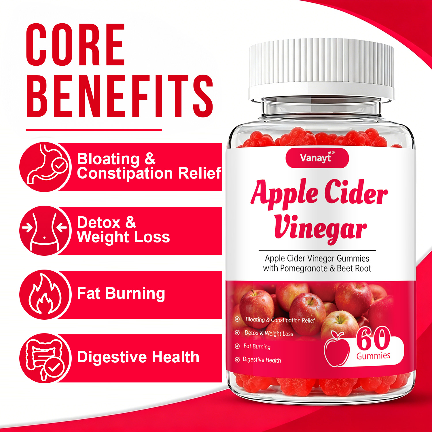 Apple Cider Vinegar Gummies wi - Health Wellness Gummies review and price