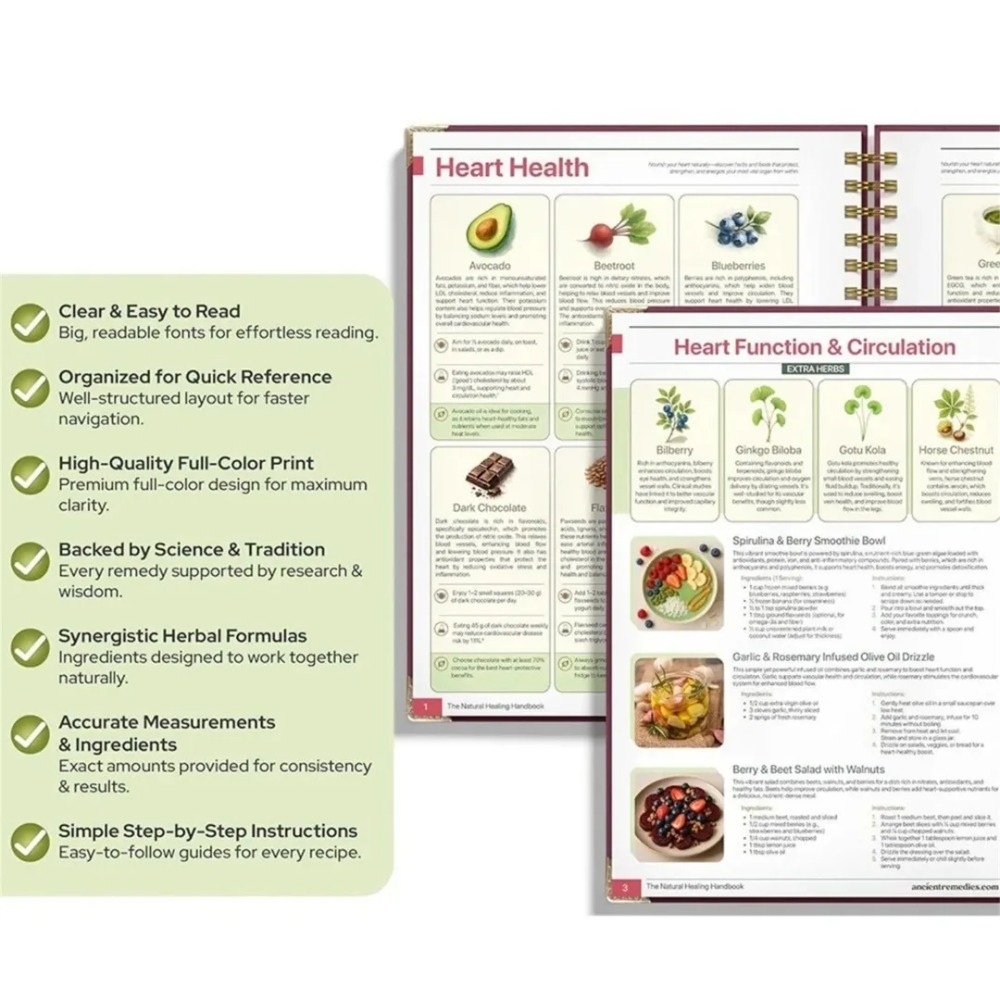 Natural Healing Handbook Spira - Holistic Health & Wellness review and price