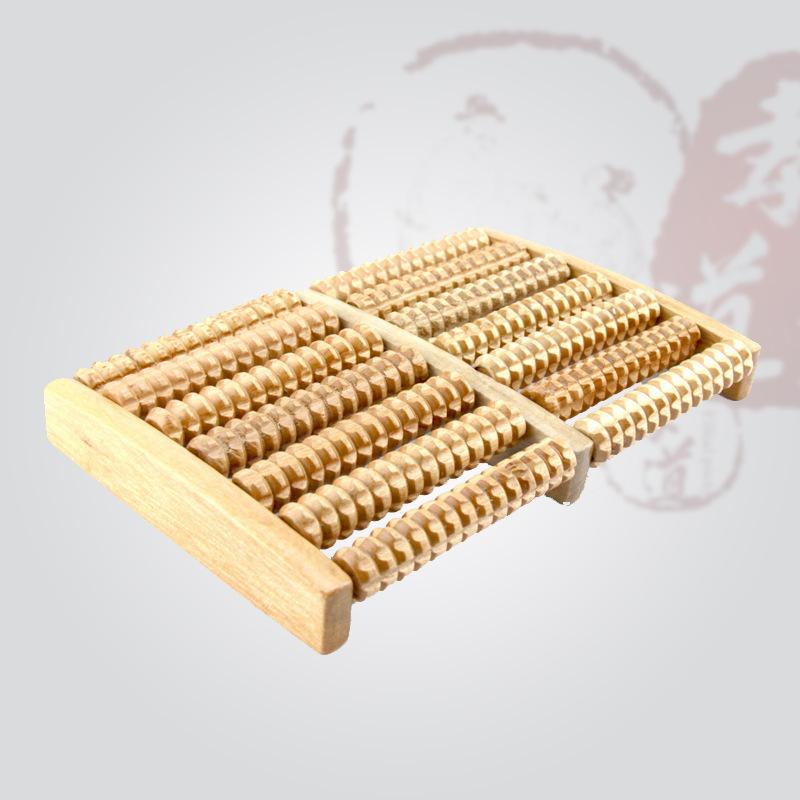 1PC Wooden Foot Massager Rolle - Reflexology Foot Roller review and price