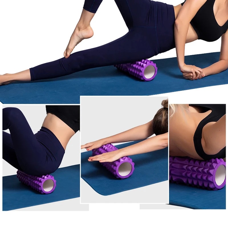 30cm Grid Foam Yoga Roller Tri - Foam Roller Trigger Point review and price