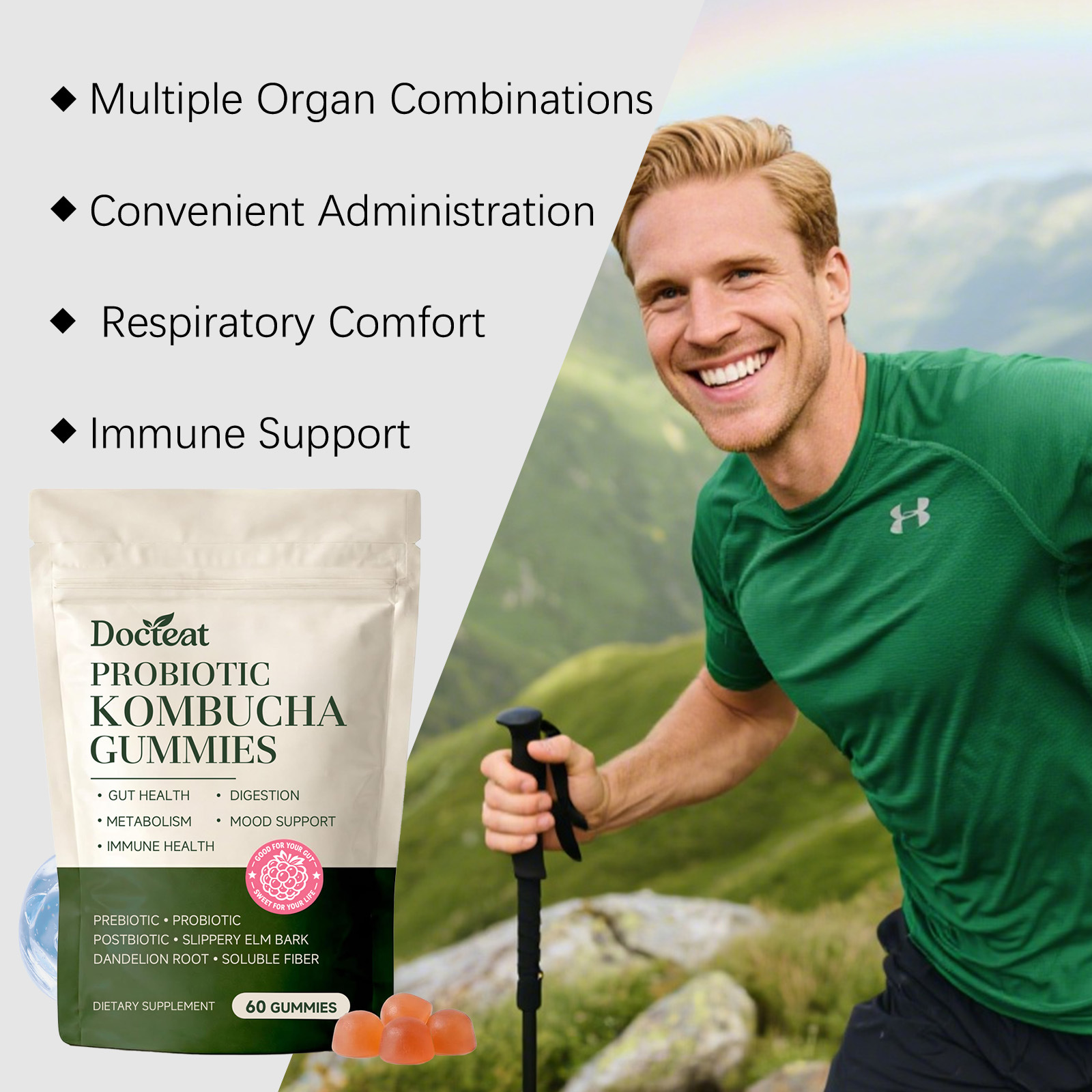 Adults Probiotic Gummies Suppo - Health Wellness Gummies review and price