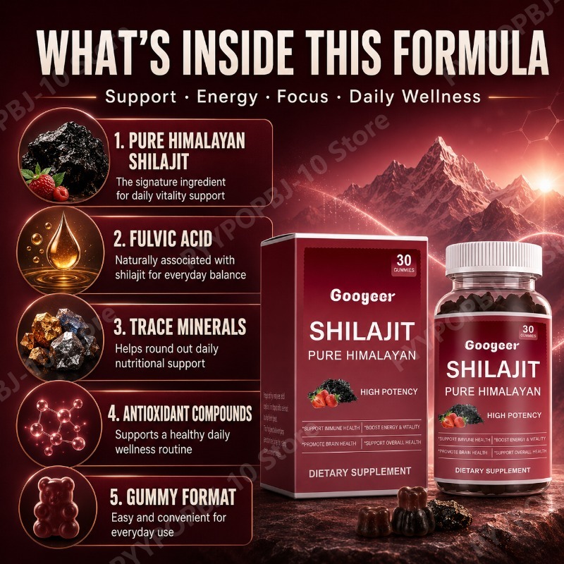 Googeer Shilajit Gummies Pure  - Health Wellness Gummies review and price