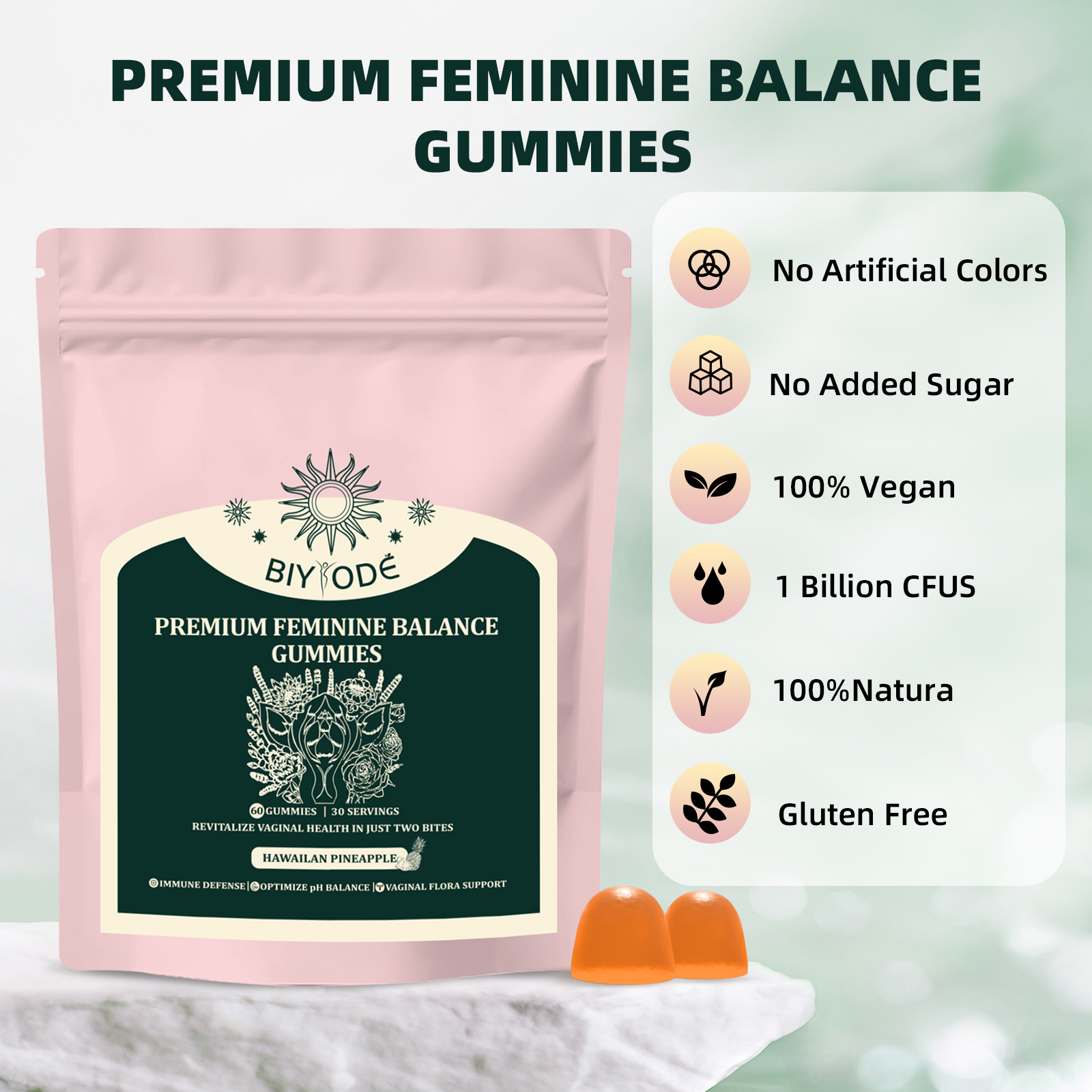 Premium Feminine Balance Gummi - Health Wellness Gummies review and price